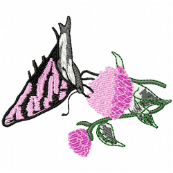 Butterfly Embroidery Design 8